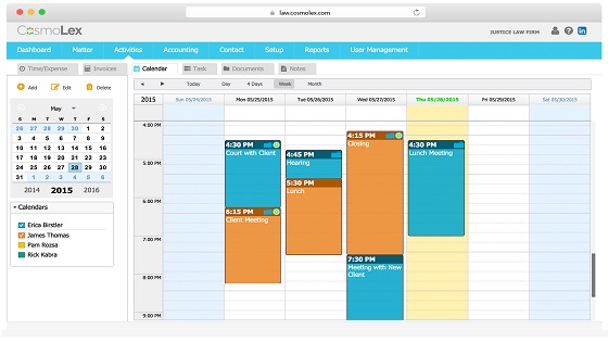 16 CosmoLex legal and law firm case and practice managment software review