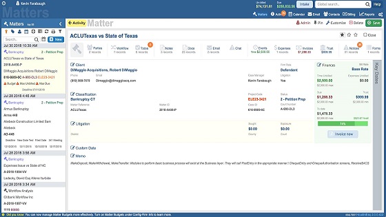 22 HoudiniEsq legal and law firm practice and case managment software review