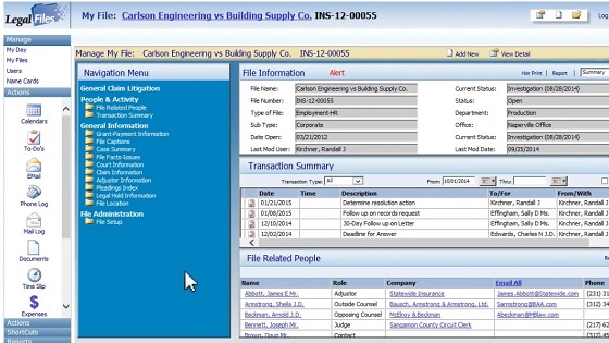 27 Legal Files legal and law firm practice and case management software review