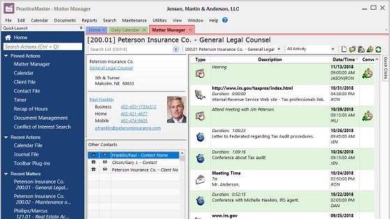 37 PracticeMaster legal and law firm practice and case management software review