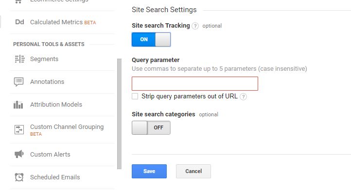 google analytics query parameter