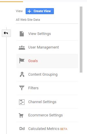 google analytics goals