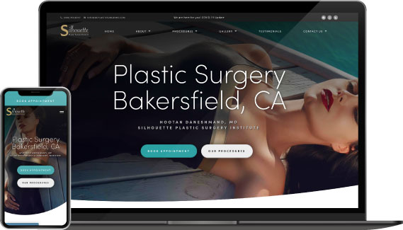 plastic surgery web design